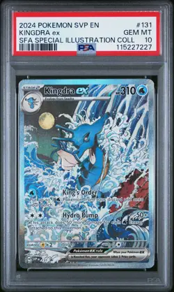 PSA 10 Pokemon Kingdra ex SVP 131 Shrouded Fable Special Illustration Promo - Image 1