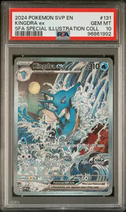PSA 10 Pokemon Kingdra ex SVP 131 Shrouded Fable Special Illustration Promo - Image 1