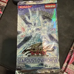 Yugioh Stardust Overdrive Booster Pack English Edition Sealed - Image 1