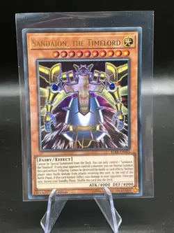 BLRR-EN025 Ultra Rare Sandaion, The Timelord 1st Edition Yugioh - Image 1