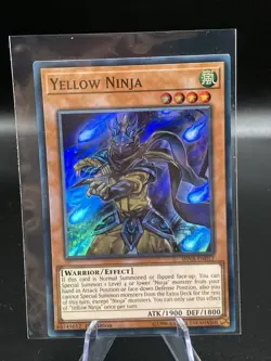 YuGiOh! Yellow Ninja SHVA-EN012 Super Rare 1st Ed - Image 1