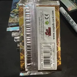 Yugioh "Raging Battle" 9-Card 1st Edition Sealed Booster Pack UNWEIGHED - Image 2