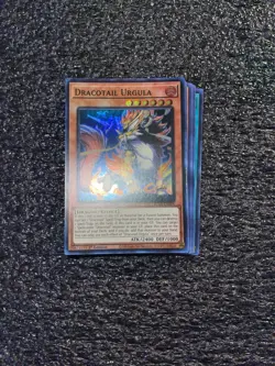 Yugioh Dracotail Deck Core Urgula Rare Super Rare Lot Justice Hunters Near Mint - Image 1
