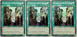3 x INCH-EN024 Witchcrafter Bystreet - Secret Rare 1st Edition Near Mint YuGiOh - Image 1