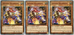 3 x MACR-EN027 Zoodiac Kataroost - Common 1st Edition LP/NM YuGiOh Cards - Image 1