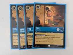 4x Tipo Growing Son - 157/204 - Shimmering Skies - Disney Lorcana - 1 Card is LP - Image 1