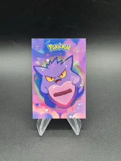 Gengar Valentines Cracked Ice Holo Pokemon Electric Card Database Peru Us Seller - Image 1