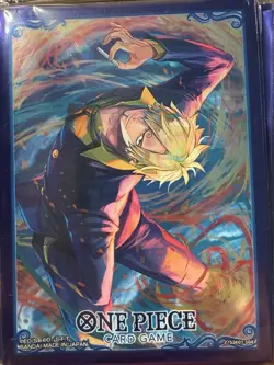 One Piece Card Sanji Deck Sleeves (Shield) 70ct Limited Vol.2 Japan Ver New - Image 1