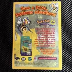 Pokemon Master The Game 1999 2000 Promo Trading Card Insert VTG JR Wizards - Image 2