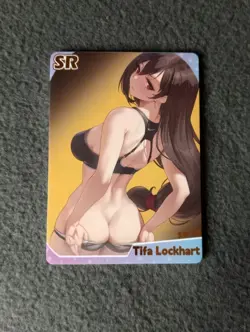 WAIFU Genki Parade SR Rare card Anime Goddess Story TIFA LOCKHART SR-13 - Image 1