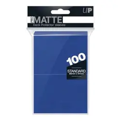 Ultra Pro Deck Protector Blue Gloss 100ct - Premium Trading Card Sleeves - Image 1