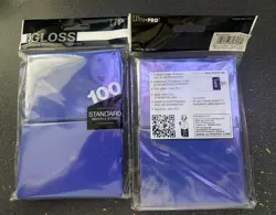 Ultra Pro Deck Protector Blue Gloss 100ct - Premium Trading Card Sleeves - Image 3
