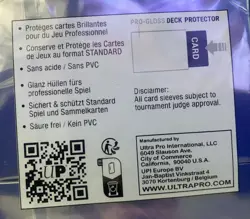 Ultra Pro Deck Protector Blue Gloss 100ct - Premium Trading Card Sleeves - Image 4