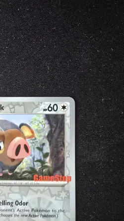 Pokemon TCG Scarlet and Violet Lechonk GameStop Stamped Promo Card 154/198 - Image 5