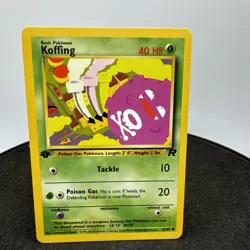 1st Edition KOFFING - 58/82 - Team Rocket - Pokemon Card - Image 2