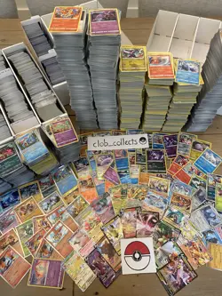 1000 Bulk Pokemon Card NM 100 Holo/Rev Holo + 2 EX/V Cards, No Energies - Image 2