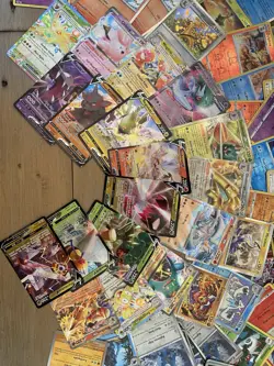 1000 Bulk Pokemon Card NM 100 Holo/Rev Holo + 2 EX/V Cards, No Energies - Image 3