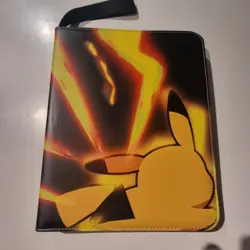 Pikachu Pokemon Trading Card Binder Card Case Album TCG Collection 9-Pocket - Image 1
