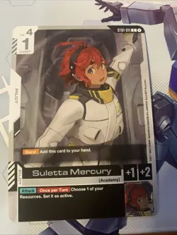 Suletta Mercury - ST01-011 NM - Gundam TCG Card Game - Image 1