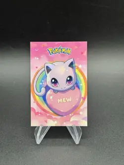 Mew Valentines Cracked Ice Holo Pokemon Electric Card Database Peru Us Seller - Image 1