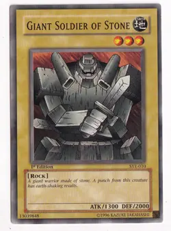 Giant Soldier Of Stone SYE-010 Yu-Gi-Oh! Card 1st Edition - Image 1
