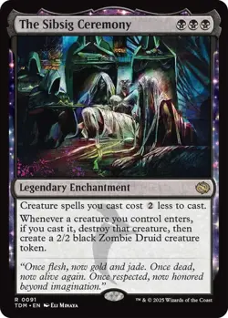 The Sibsig Ceremony - Tarkir: Dragonstorm - 0091 - MTG - NM - Rare --- FOIL - Image 1