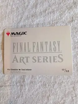 Vivi Ornitier Art Series 17/53 Final Fantasy NM MTG - Image 2