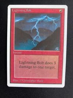 *** UNLIMITED Lightning Bolt *** NM-Mint - DUTY FREE - Magic MtG - Image 1