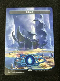 MTG Island 236/244 Borderless Unfinity UNF Magic the Gathering NM Regular - Image 1