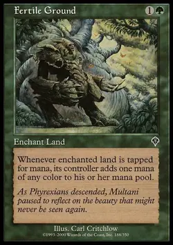 MTG - Fertile Ground - Invasion - NM, English Magic FLAT RATE SHIP - Image 1