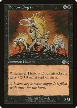 Hollow Dogs Urza's Saga MTG - Image 1