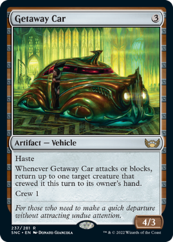MTG - Getaway Car - Streets of New Capenna - NM, English Magic FLAT RATE SHIP - Image 1