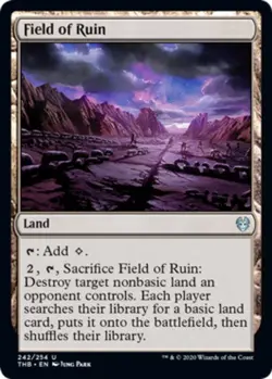MTG - Field of Ruin - Theros Beyond Death - NM, English Magic FLAT RATE SHIP - Image 1