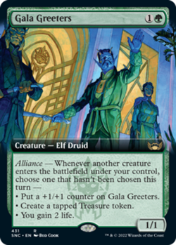 MTG - Gala Greeters - Extended Art - Streets of New Capenna - NM, English Magic - Image 1