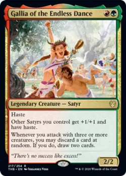 MTG - Gallia of the Endless Dance - Theros Beyond Death - NM, English Magic FLAT - Image 1