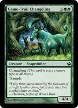 MTG - Game-Trail Changeling - Morningtide - NM, English Magic FLAT RATE SHIP - Image 1