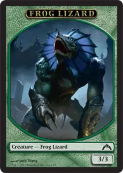 MTG - Frog Lizard Token - Gatecrash - NM, English Magic FLAT RATE SHIP - Image 1