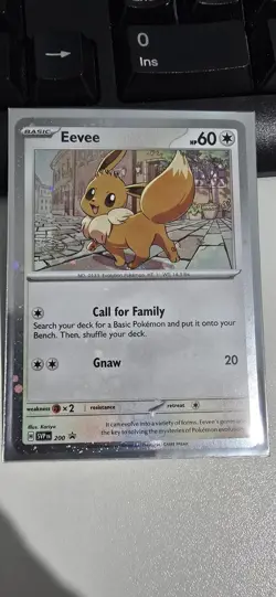 Pokemon TCG Eevee Black Star promo SVP 200 - Destined Rivals - Image 1
