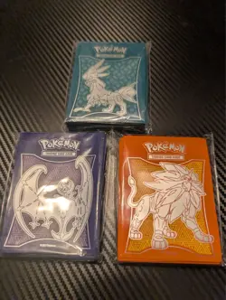 pokemon sun and moon card sleeve lot - Image 1