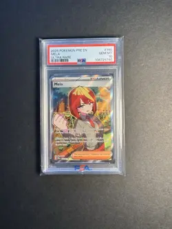 2025 Pokemon Prismatic Evolutions 140 Mela Ultra Rare PSA 10 Pop 157 🔥 - Image 1