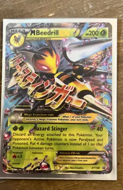 M Beedrill EX XY158 Jumbo Cards Holo - Image 1