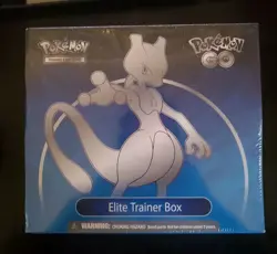 Pokemon TCG: 2022 Pokemon GO Elite Trainer Box ETB Brand New Sealed MewTwo Promo 820650850509 - Image 1