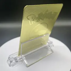A Piece Of Pokemon 1st Edition Base Set Shadowless Charizard GOLD .Metal Card - Image 4