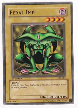 FERAL IMP SYE-003 1ST EDITION YUGIOH TCG - Image 1