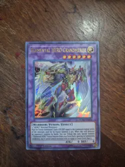 Elemental HERO Grandmerge DUPO-EN004 Ultra Rare 1st Ed NM Yugioh - Image 1