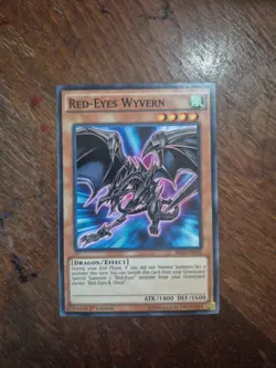Yugioh Red-Eyes Wyvern SR02-EN010 Common 1st Ed NM - Image 1