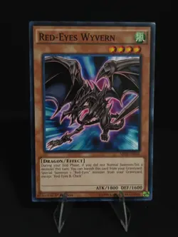 Yugioh Red-Eyes Wyvern SR02-EN010 Common 1st Ed NM - Image 1