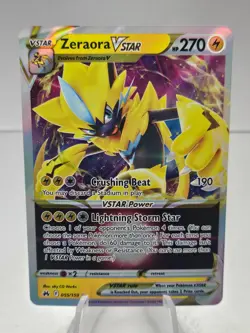 Zeraora VSTAR 055/159 Ultra Rare Crown Zenith Pokemon Card - Image 1