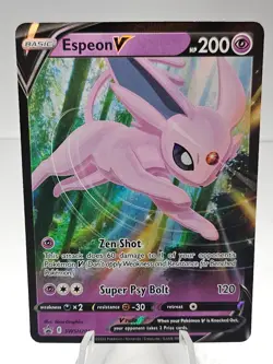 Espeon V SWSH201 Sword & Shield Black Star Promo Pokemon Card - #24 - Image 1