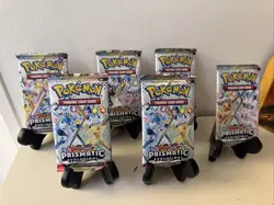 Pokemon Prismatic Evolution Trading Card Game Booster Pack Set - Image 1